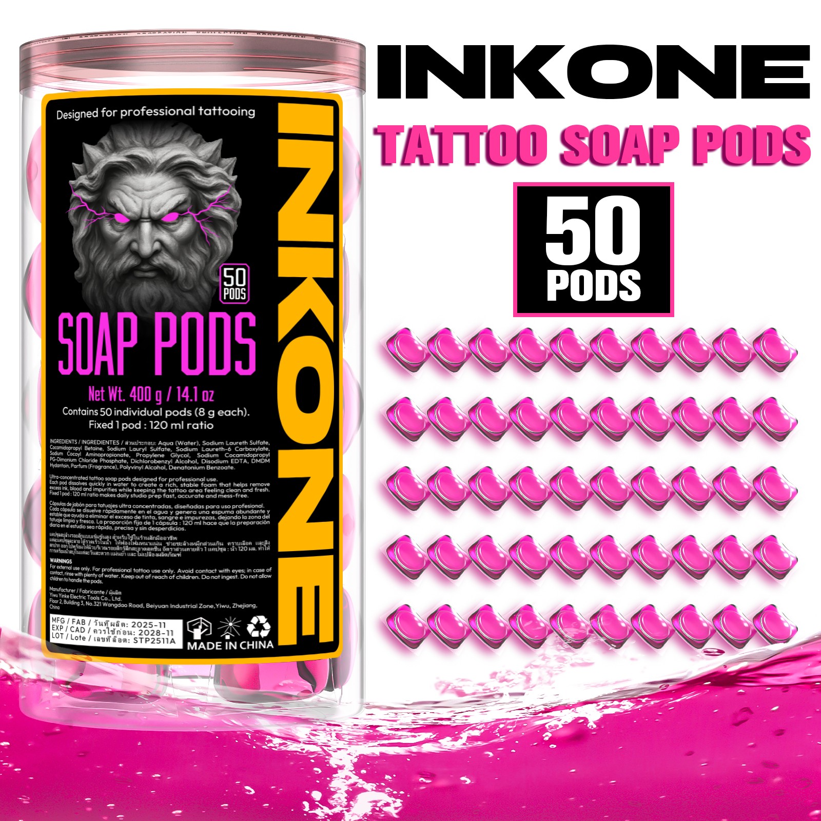 TATTOO SOAP PODS